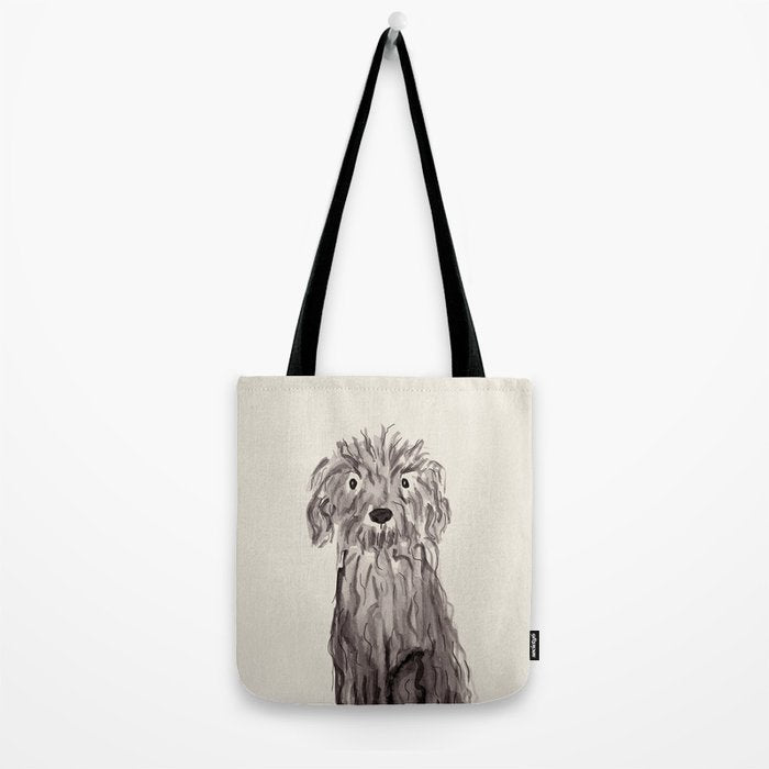 Another oodle dog watercolor painting  Tote Bag Gallery Image 2