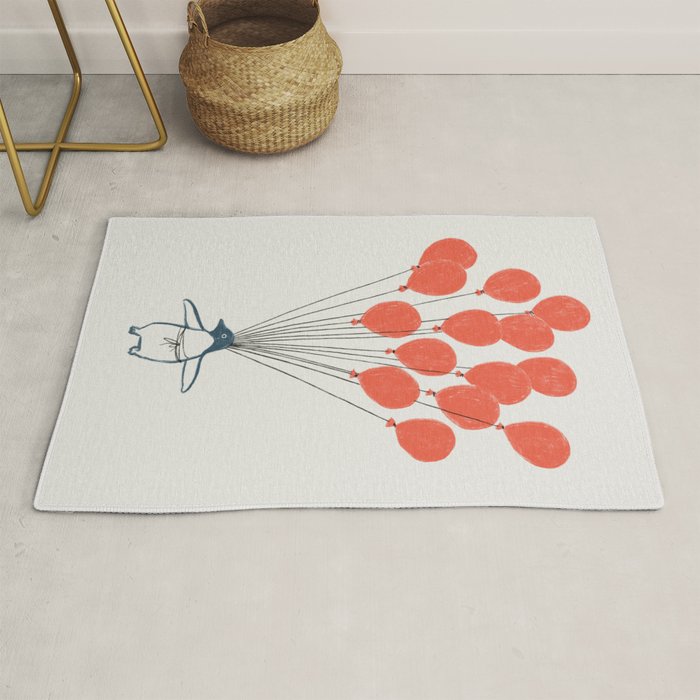 Penguin Balloons Rug Gallery Image 1