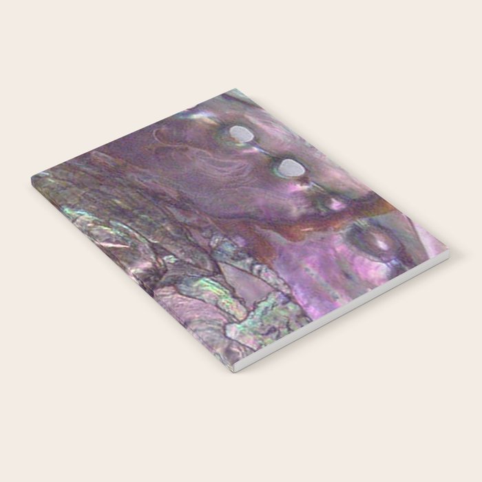 Shimmery Lavender Abalone Mother of Pearl Notebook Gallery Image 2