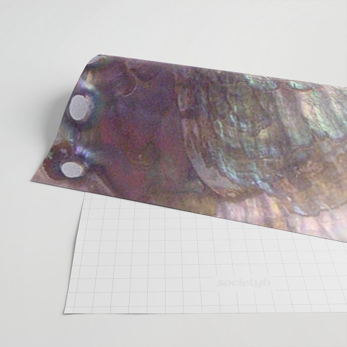 Shimmery Lavender Abalone Mother of Pearl Wrapping Paper Gallery Image 2
