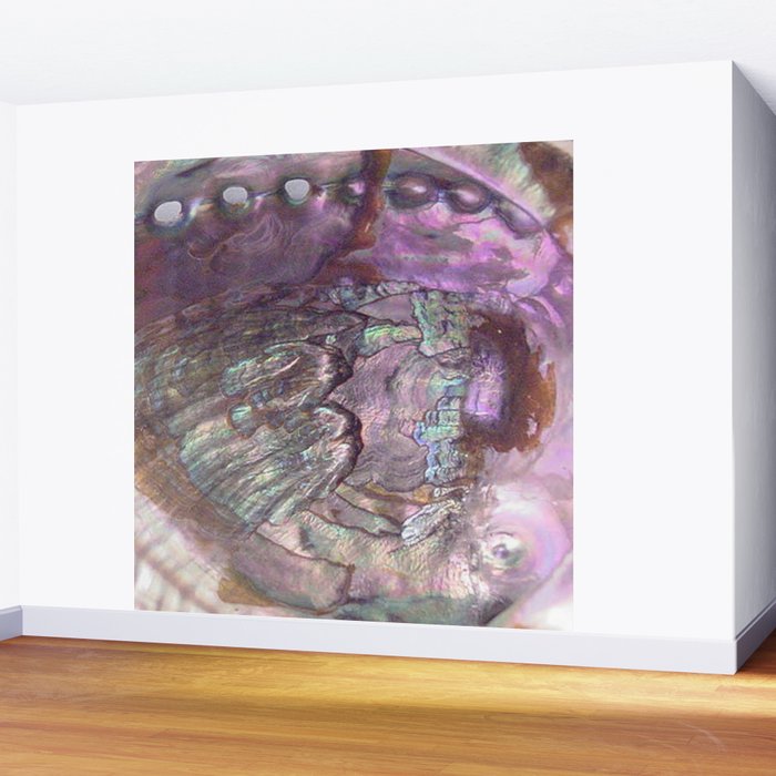 Shimmery Lavender Abalone Mother of Pearl Wall Mural Gallery Image 2