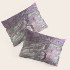 Shimmery Lavender Abalone Mother of Pearl Pillow Sham Gallery Image 3