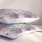 Shimmery Lavender Abalone Mother of Pearl Pillow Sham Gallery Image 3