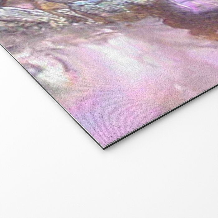 Shimmery Lavender Abalone Mother of Pearl Welcome Mat Gallery Image 2