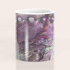 Shimmery Lavender Abalone Mother of Pearl Coffee Mug Gallery Image 4