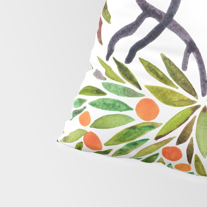 Bonsai Tree - Orange Fruit Pillow Sham Gallery Image 4