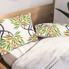 Bonsai Tree - Orange Fruit Pillow Sham Gallery Image 2