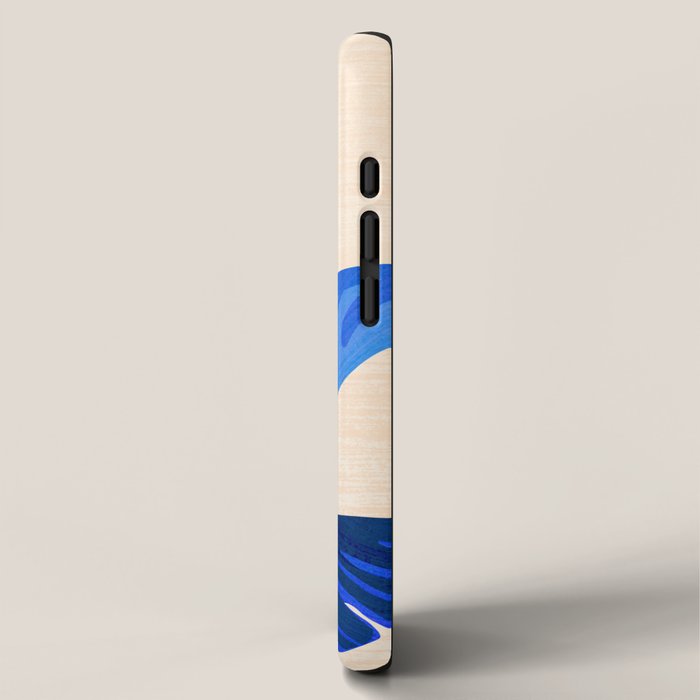 Indigo Tropics - Modern Coastal Design iPhone Case Gallery Image 2
