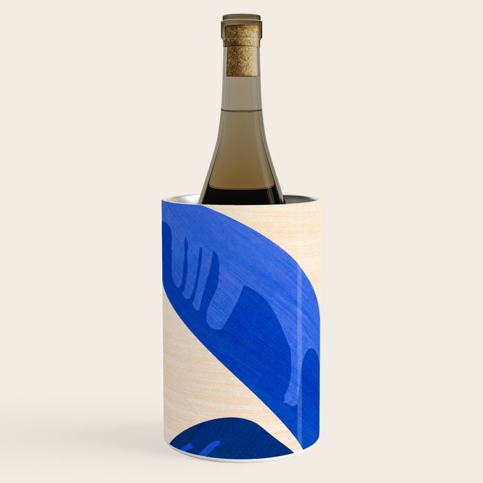 Indigo Tropics - Modern Coastal Design Wine Chiller Gallery Image 2