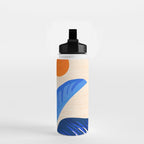 Indigo Tropics - Modern Coastal Design Water Bottle Gallery Image 2