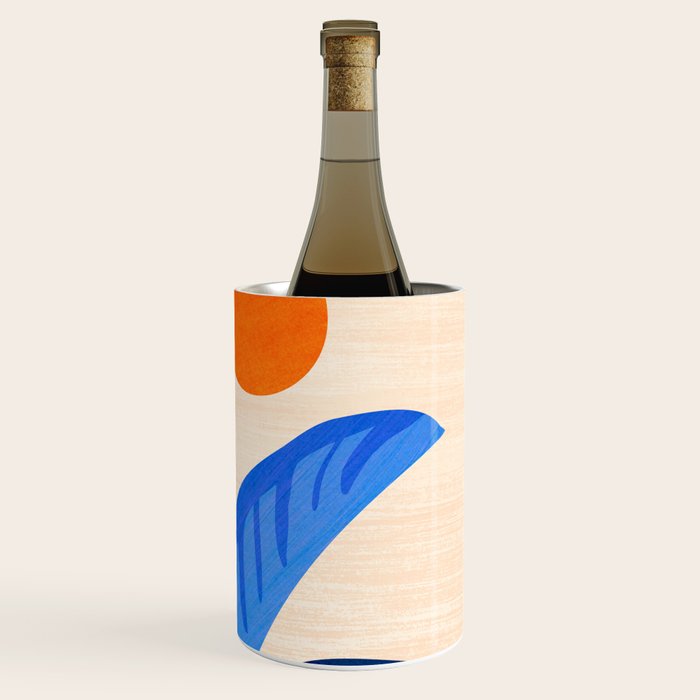 Indigo Tropics - Modern Coastal Design Wine Chiller Gallery Image 3