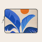 Indigo Tropics - Modern Coastal Design Laptop Sleeve Gallery Image 1