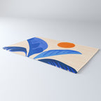 Indigo Tropics - Modern Coastal Design Rug Gallery Image 3