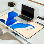 Indigo Tropics - Modern Coastal Design Desk Mat Gallery Image 2