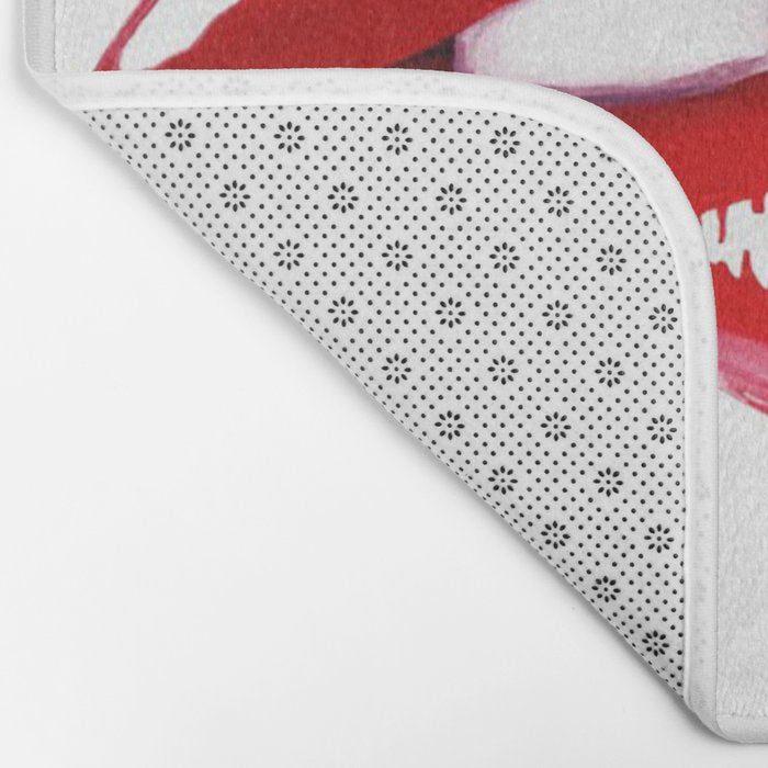 Red Lips Bath Mat Gallery Image 2