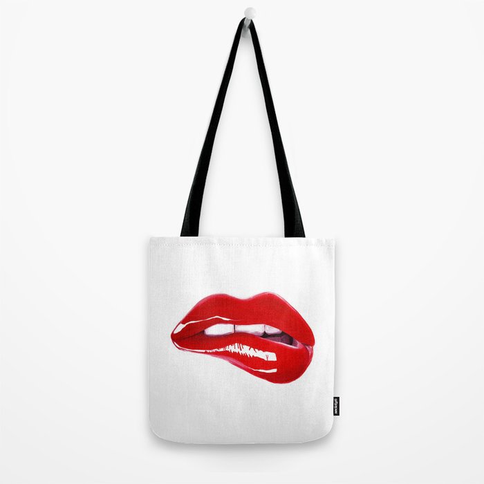 Red Lips Tote Bag Gallery Image 2