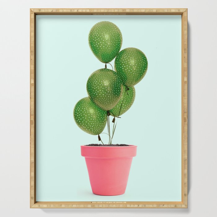 CACTUS BALLOON Serving Tray Gallery Image 1