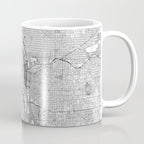 Portland City Map Line Coffee Mug Gallery Image 1