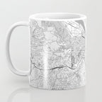 Portland City Map Line Coffee Mug Gallery Image 3