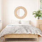 Portland City Map Line Duvet Cover Gallery Image 3