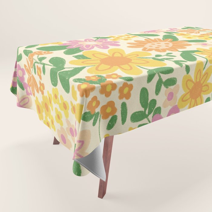 Yellow  Tablecloth Gallery Image 1