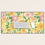 Yellow  Desk Mat Gallery Image 1