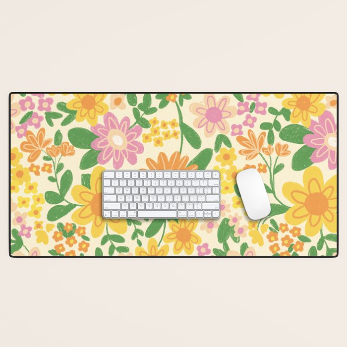 Yellow  Desk Mat Gallery Image 1