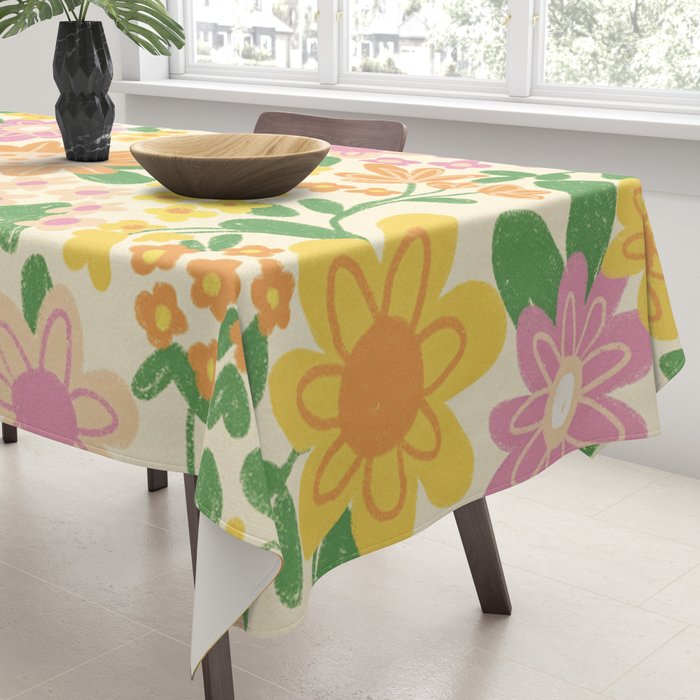 Yellow  Tablecloth Gallery Image 3
