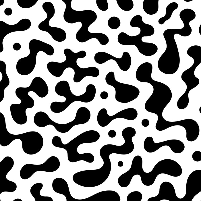Abstract black organic liquid shape pattern Coffee Mug Gallery Image 2