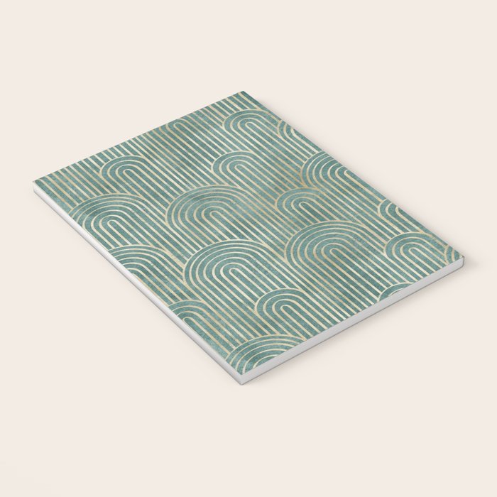 Art Deco Striped Arches Notebook Gallery Image 3