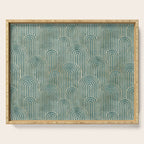 Art Deco Striped Arches Serving Tray Gallery Image 1
