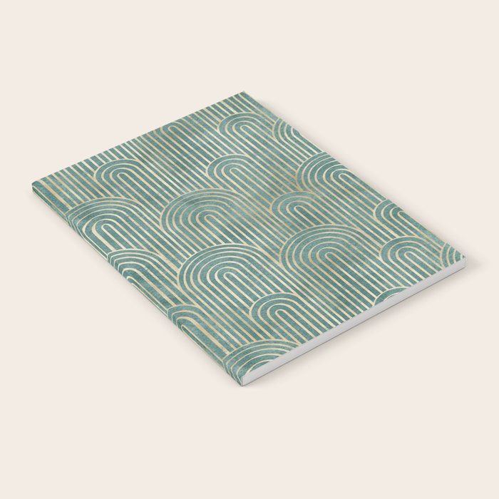 Art Deco Striped Arches Notebook Gallery Image 2