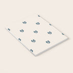 Leafy pattern - teal Notebook Gallery Image 3