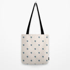 Leafy pattern - teal Tote Bag Gallery Image 2