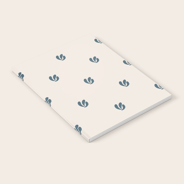 Leafy pattern - teal Notebook Gallery Image 1