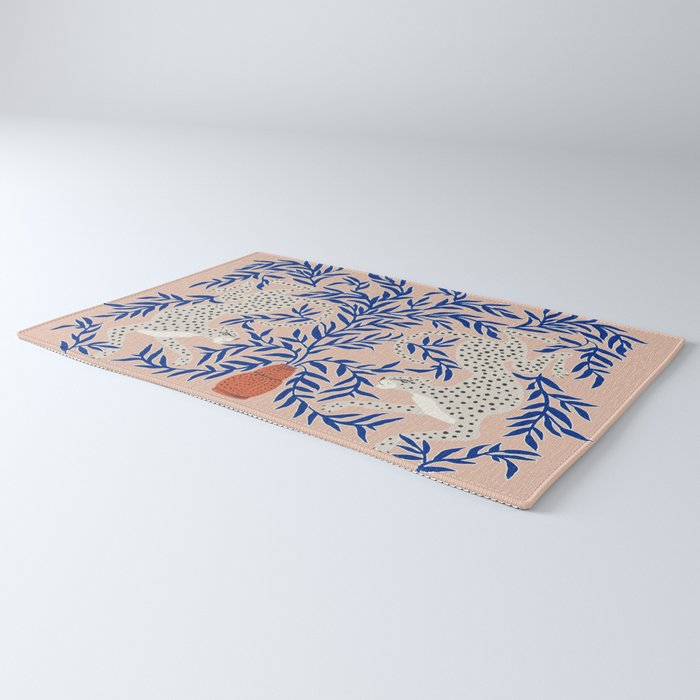 Leopard Vase Rug Gallery Image 3