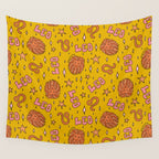 Leo Print Wall Tapestry Gallery Image 4