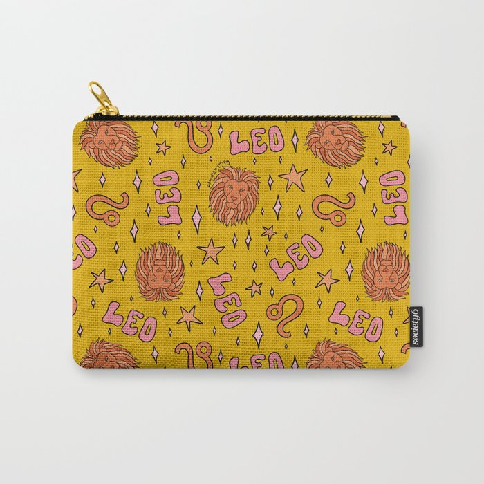Leo Print Carry All Pouch Gallery Image 1