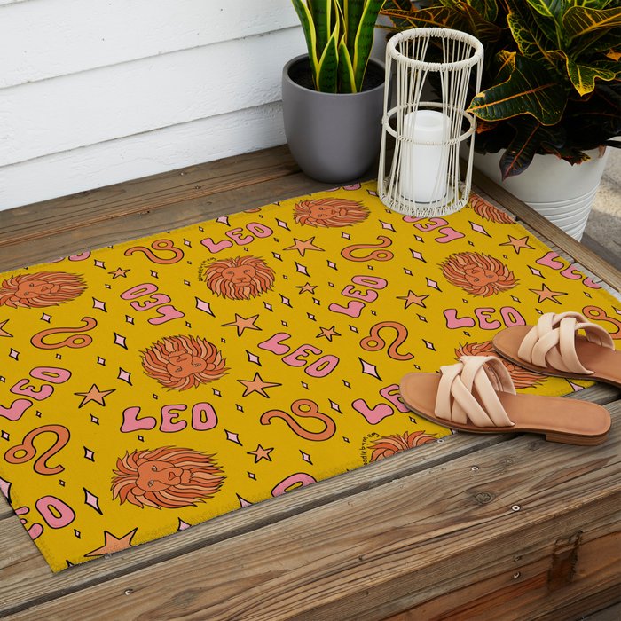 Leo Print Outdoor Rug Gallery Image 2