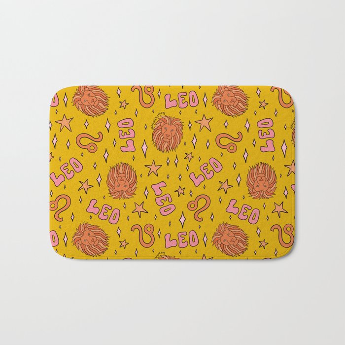 Leo Print Bath Mat Gallery Image 1