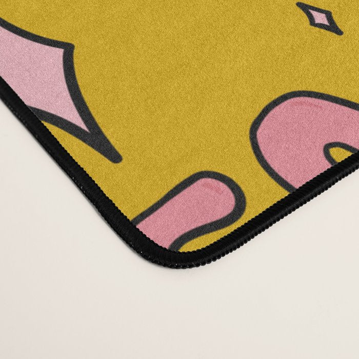 Leo Print Desk Mat Gallery Image 4