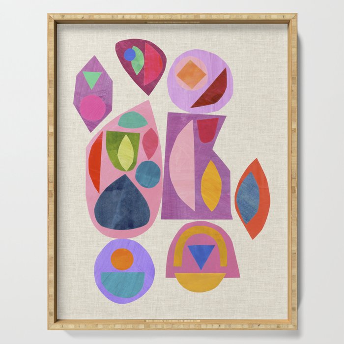 Midnight Mirror ii Serving Tray Gallery Image 1