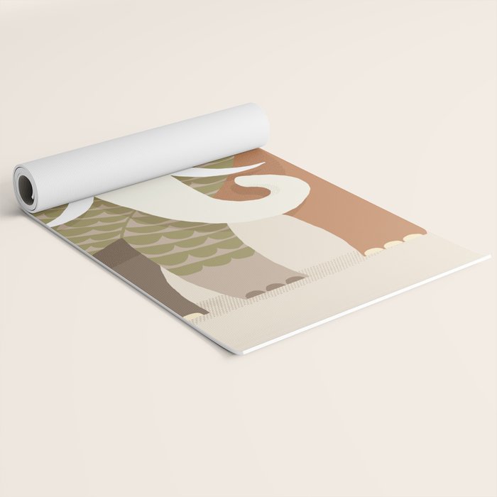 Whimsical Elephant Yoga Mat Gallery Image 2