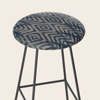 Feather Ikat - midnight desert Stool Gallery Image 2