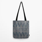 Feather Ikat - midnight desert Tote Bag Gallery Image 2