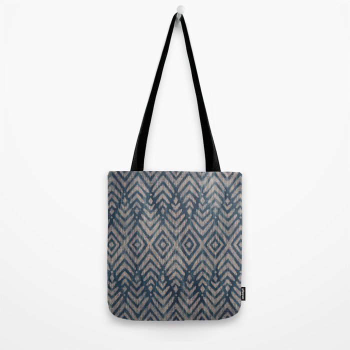 Feather Ikat - midnight desert Tote Bag Gallery Image 2