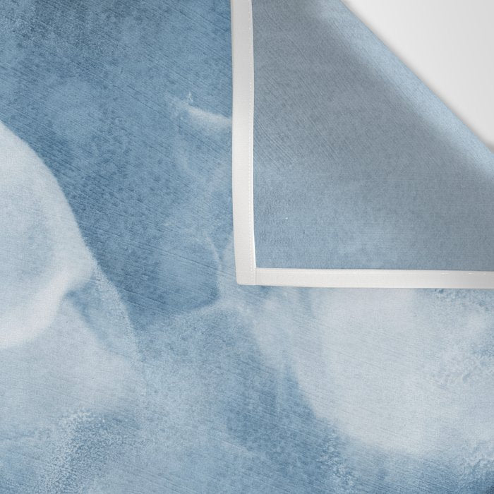 White Egret in Flight Illustration Wings Up  Wall Tapestry Gallery Image 3