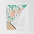 Little & Fierce - Lavender Mint OmbrÃ© Throw Blanket Gallery Image 3