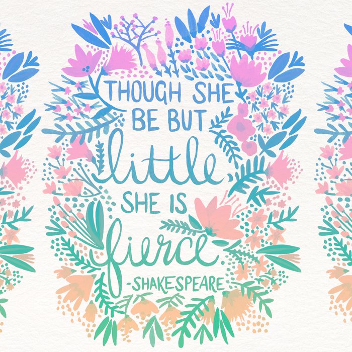 Little & Fierce - Lavender Mint OmbrÃ© Coffee Mug Gallery Image 2