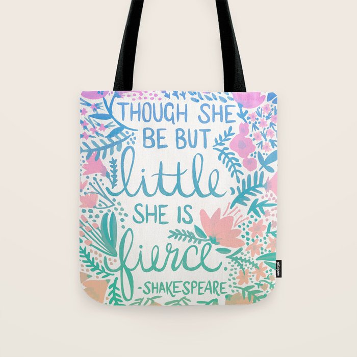Little & Fierce - Lavender Mint OmbrÃ© Tote Bag Gallery Image 1